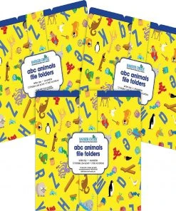 Barker Creek ABC Animals Folders, 36/Package