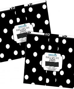 Barker Creek Black & White Dots Folders, 24/Package