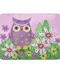 Caroline's Treasures Who is Your Friend Owl Machine Washable Memory Foam Mat, 27 x 19, Birds