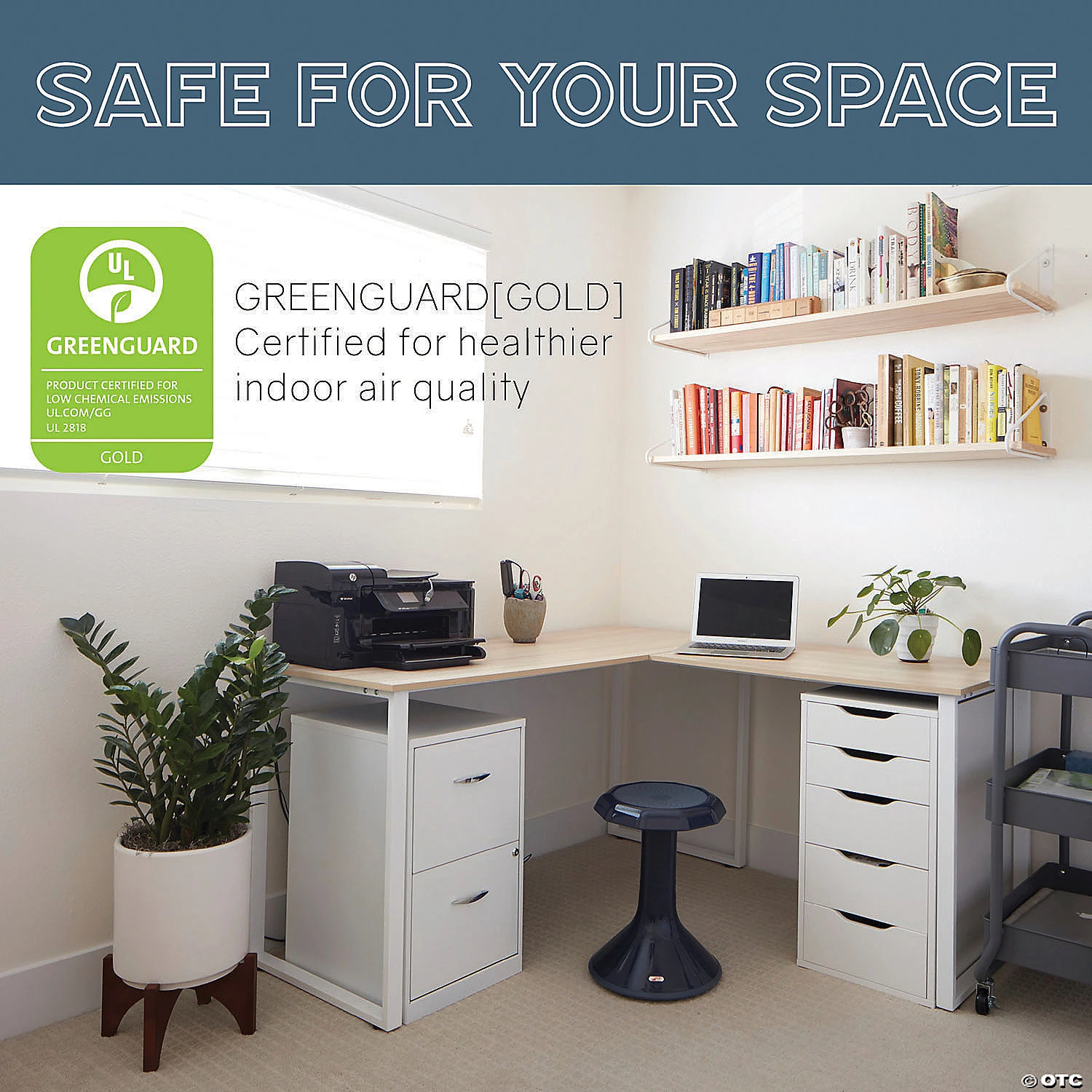 ECR4Kids 15" ACE Wobble Stool - Active Flexible Seating Chair for Kids - Classrooms and Home - Eggplant - Image 5