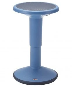 ECR4Kids SitWell Height-Adjustable Wobble Stool - Active Flexible Seating Chair for Kids and Adults - School and Office - Powder Blue