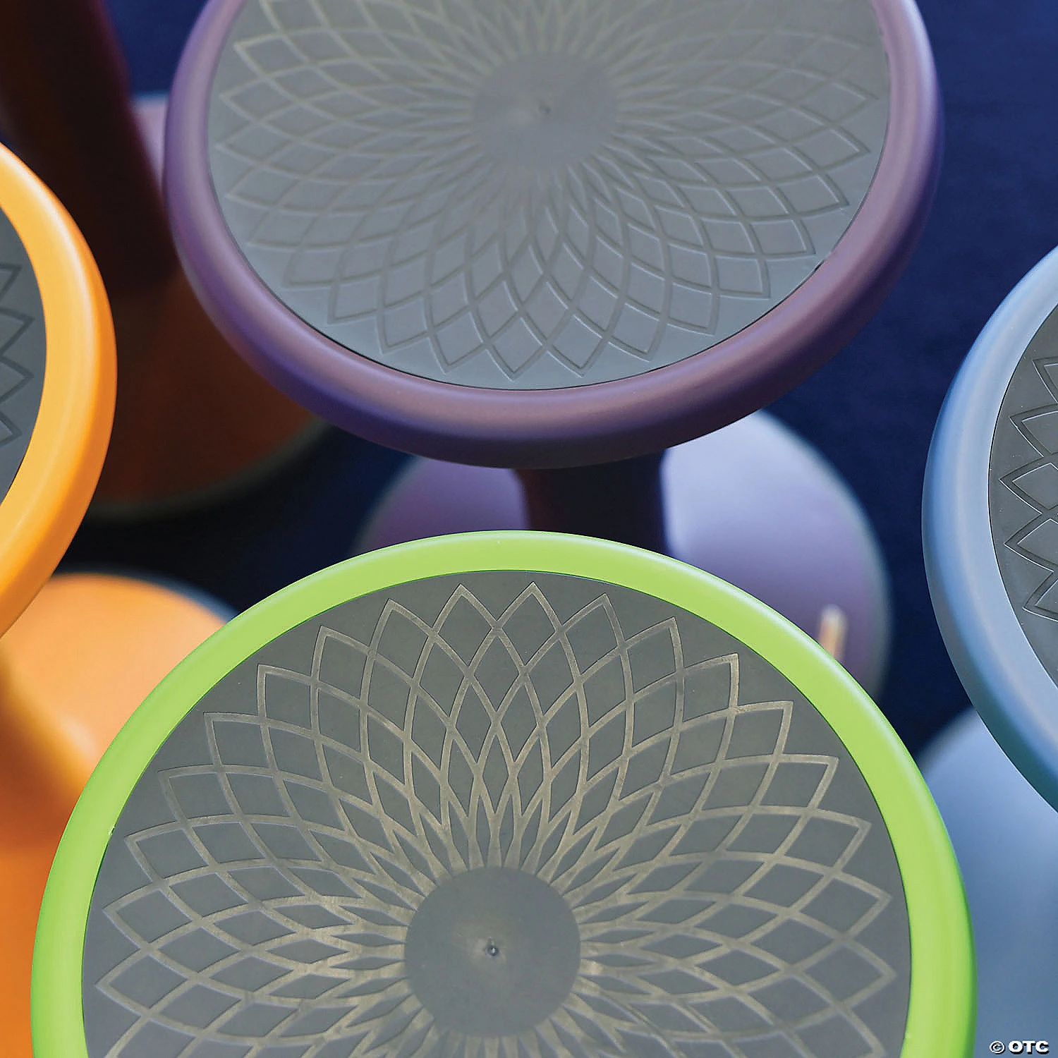 ECR4Kids SitWell Height-Adjustable Wobble Stool - Active Flexible Seating Chair for Kids and Adults - School and Officel - Grassy Green - Image 5