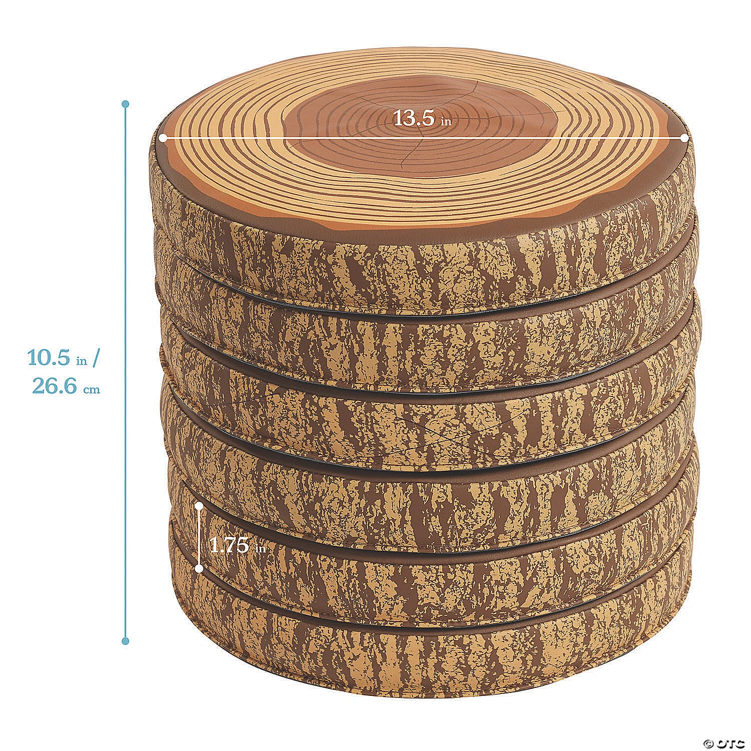 ECR4Kids SoftZone Tree Floor Cushions, Flexible Classroom Seating, Foam Seats for Children, 6-Pack - Image 2