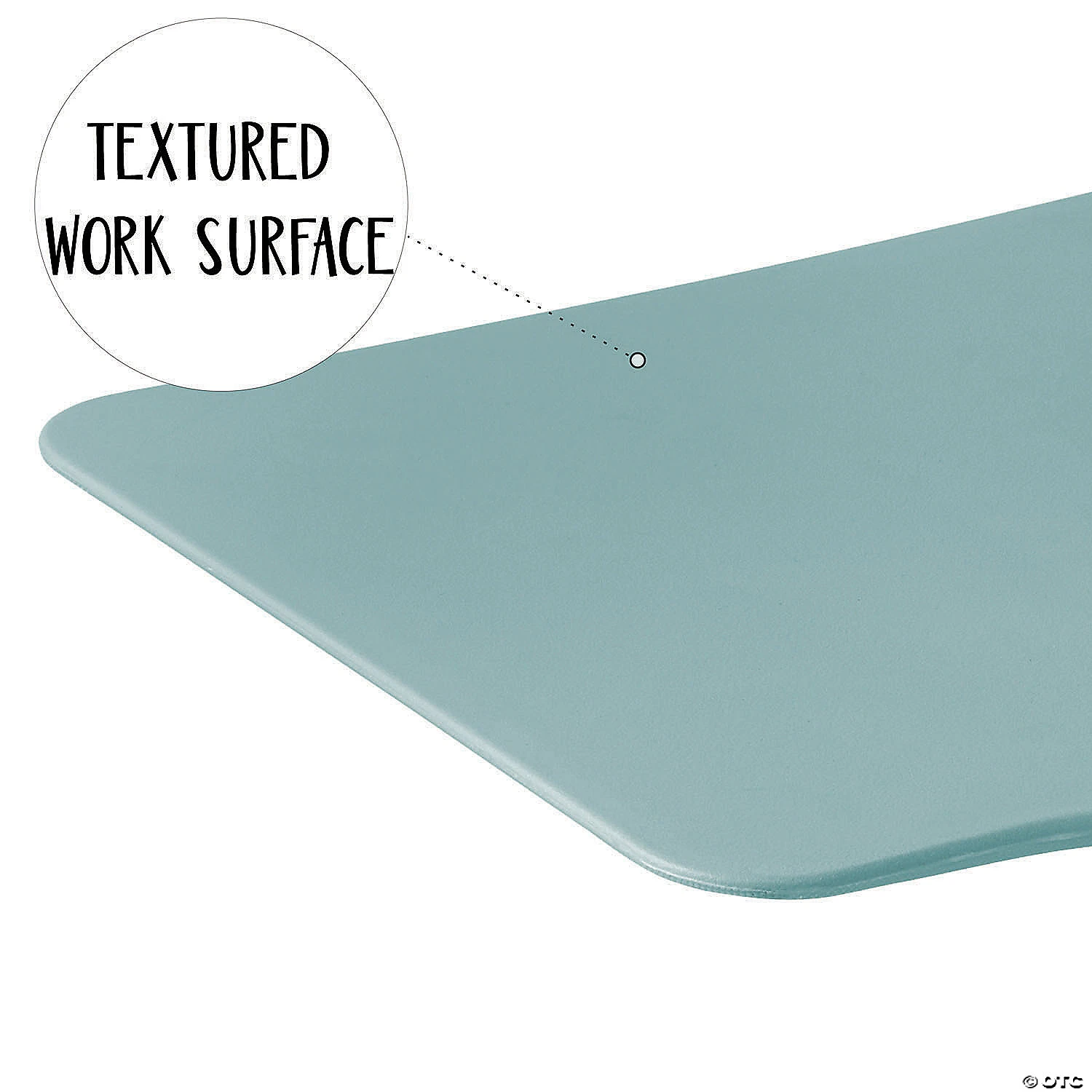 ECR4Kids® The Surf Portable Lap Desk, Flexible Seating - 10 Pack, Sea Foam - Image 4