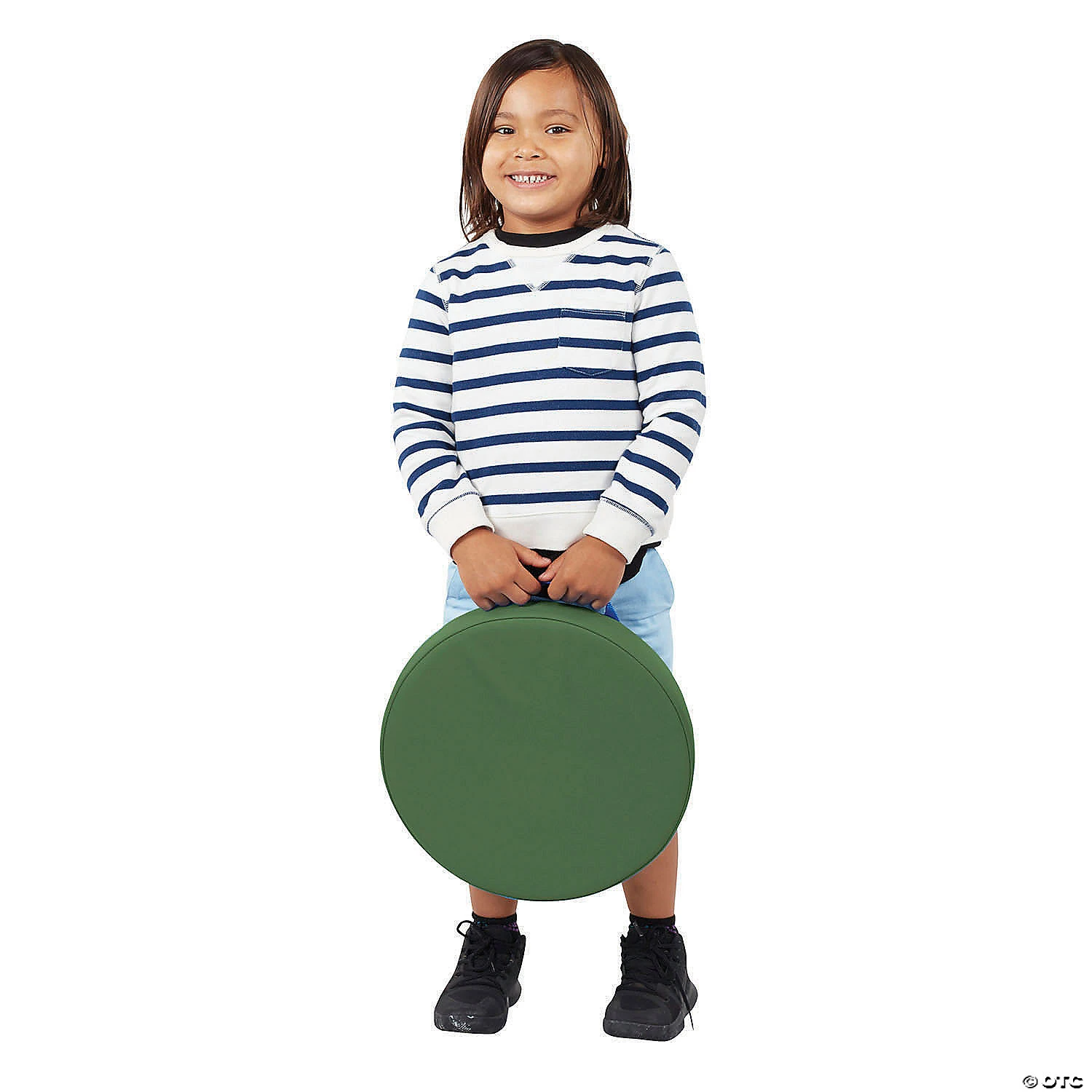 Factory Direct Partners SoftScape 15 in Round Floor Cushions, 6-Piece - Earthtone - Image 2