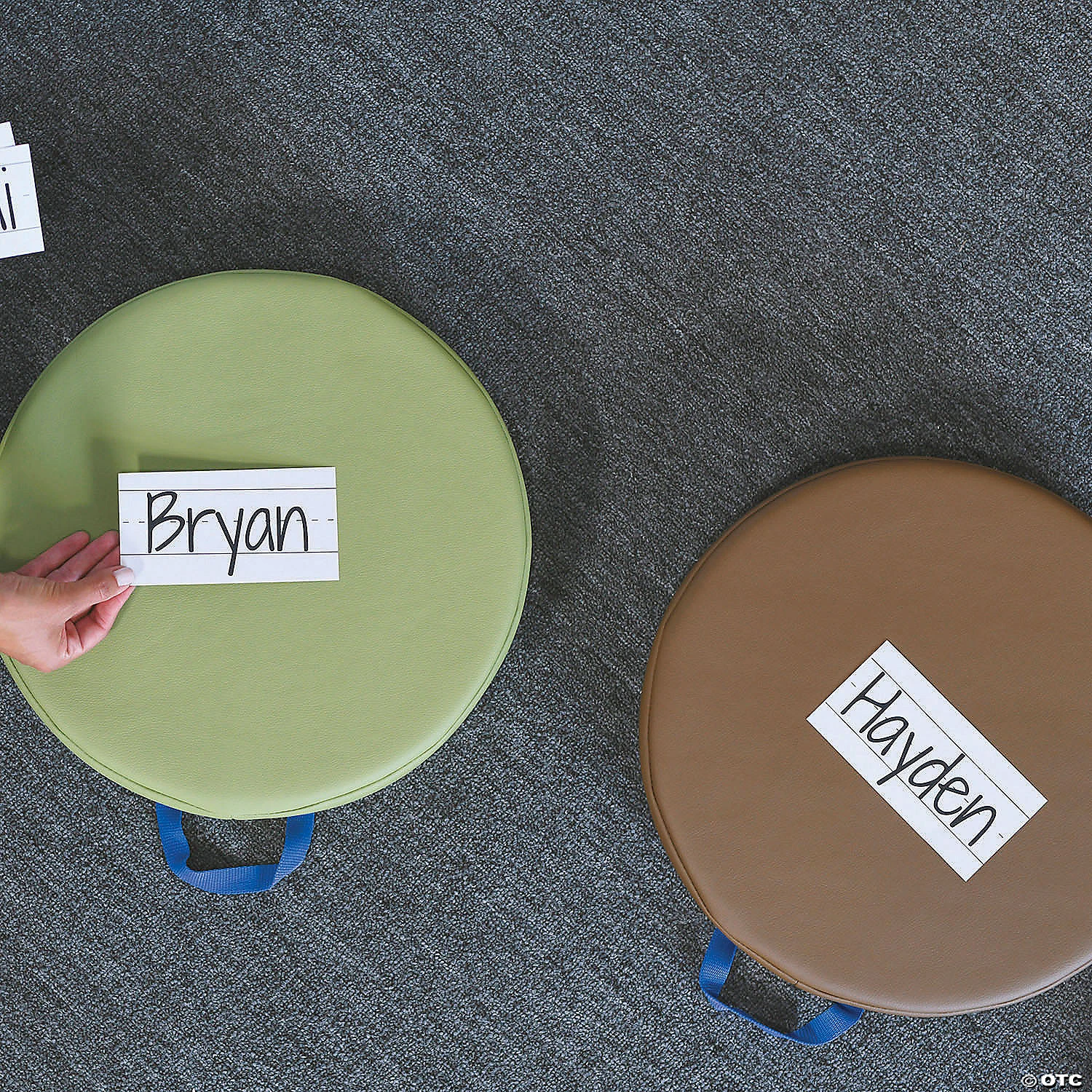 Factory Direct Partners SoftScape 15 in Round Floor Cushions, 6-Piece - Earthtone - Image 3