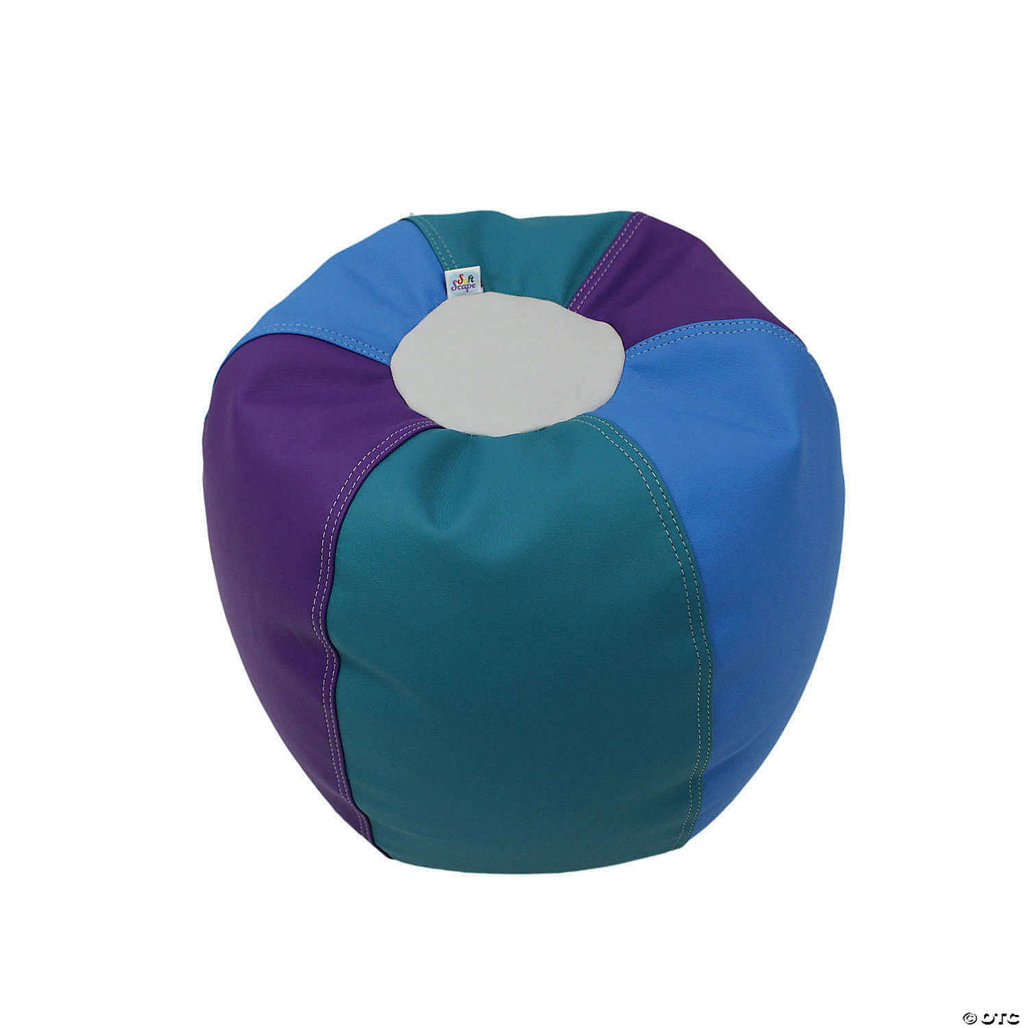 Factory Direct Partners SoftScape Bean Bag Puffs 12 in Height, 2-Pack - Contemporary/Purple - Image 3