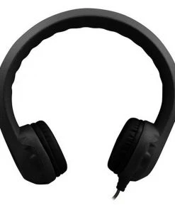 HamiltonBuhl Flex-Phones™ Indestructible Foam Headphones, Black