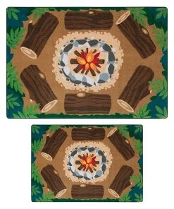 Joy Carpets Campfire Fun Classroom Rug