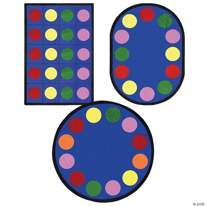 Joy Carpets Lots Of Dots Classroom Rug