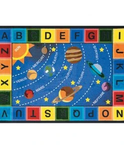 Joy Carpets Space Alphabet® Classroom Rug