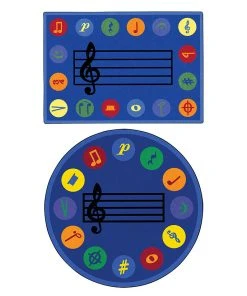 Joy Carpets Take Note Classroom Rug