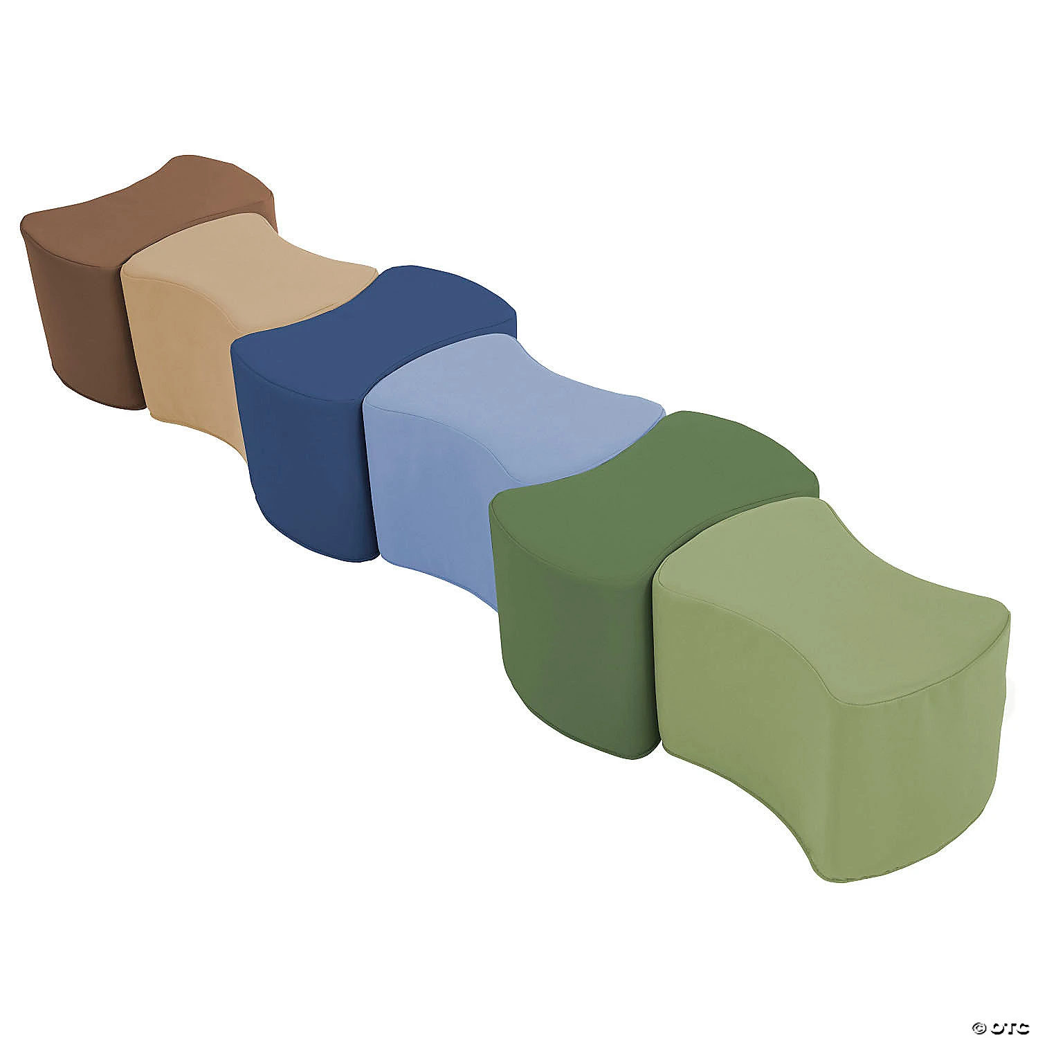 SoftScape Butterfly Seating Set 10" Height, 6-Piece - Earthtone - Image 4